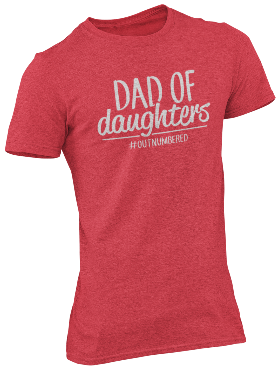 Dad of Girls T Shirt | Funny Dad Shirts | That's A Cool Tee Dark Heather / 4XL