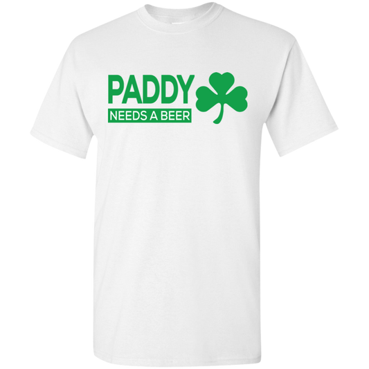 Paddy Needs A Beer T-Shirt (White)