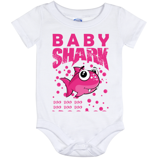 Baby Shark Pink Onesie (12 Month)