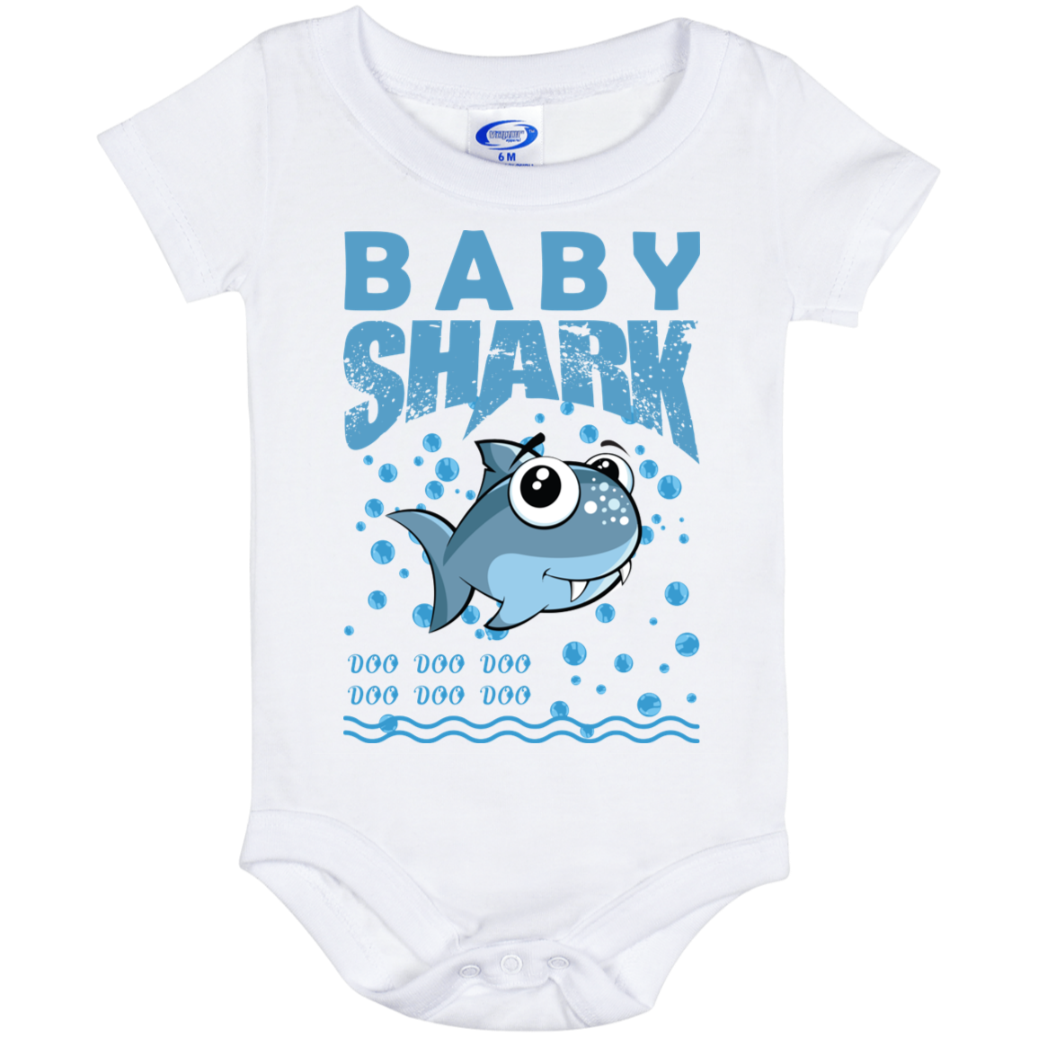 Baby Shark Blue Onesie (6 month)