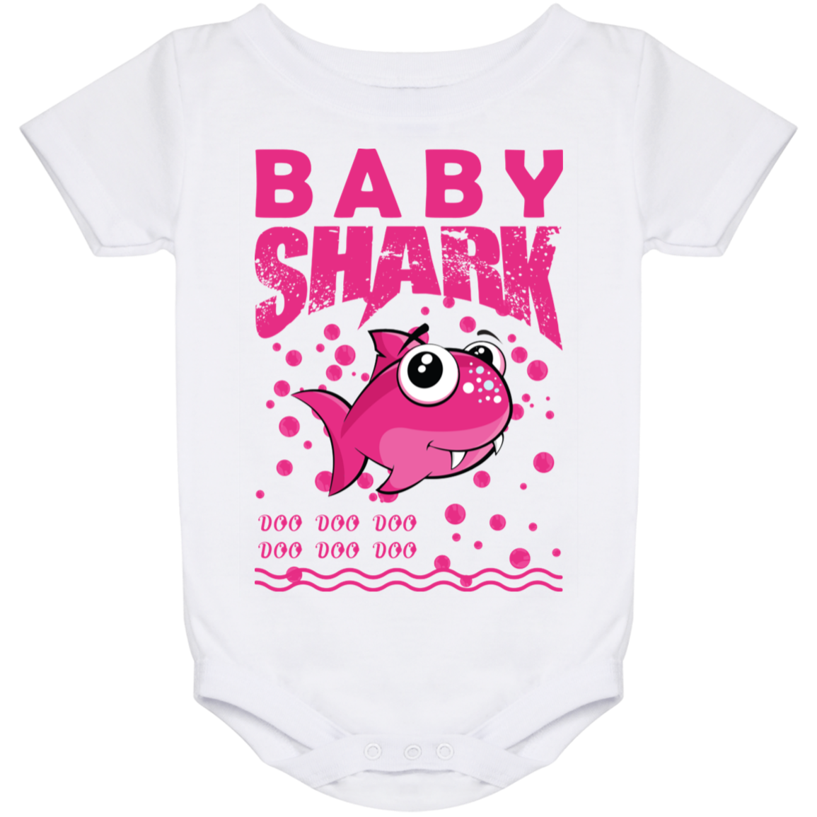 Baby Shark Pink Onesie (24 Month)